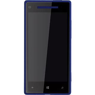 Point the camera lens at the front of your phone at the required object to take a picture or record a video clip.