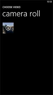 Press the required video clip.