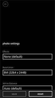 Press the field below Resolution.
