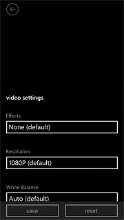 Press the field below Resolution.