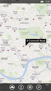 Press the dots in the bottom right corner of the display.