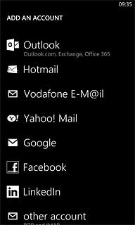 Press the required provider.