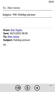 Press the send icon.