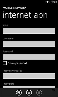 Press the save icon.