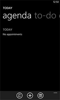 Go to the required date.Press + to create a new appointment.