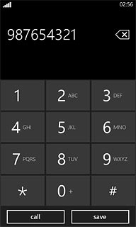 Key in the required number and press call.