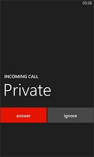 If the key lock is turned on:Slide your finger upwards.Press answer.