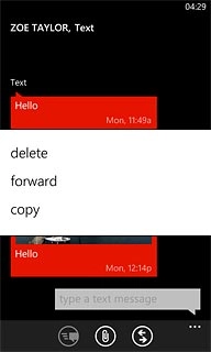 Press forward.Key in the first letters of the required contact.Matching contacts are displayed.