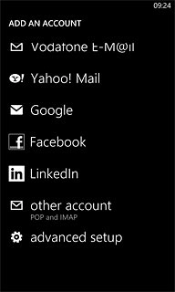 Press advanced setup.