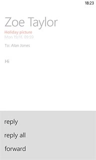 Press forward.Key in the first letters of the required contact.Matching contacts are displayed.