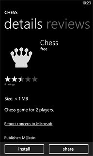 To install a free app:Press install.