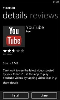 Press install.Wait a moment while the application is installed.