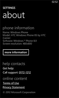 Press more information.