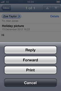 Press Forward.Key in the first letters of the required contact.Matching contacts are displayed.