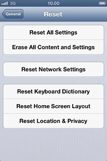 Press Reset All Settings.