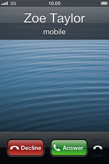 If the key lock is turned off:Press Answer.