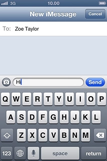 Press the camera icon.