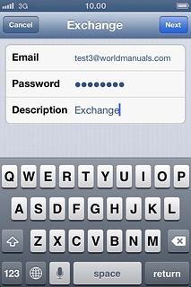 Press Description and key in the required name.
