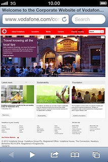 Press the address bar.