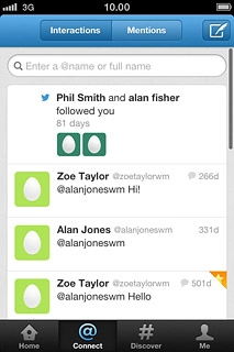 Press the required mention.