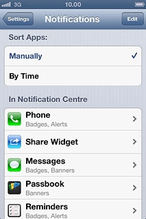 Press Settings to save the settings.