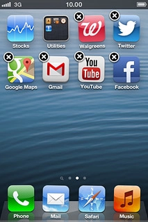 To delete a menu item:Press the remove icon to remove the required menu item.