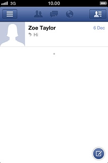 Press the new message icon.Key in the first letters of the required contact.Matching contacts are displayed.