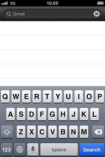 Key in Gmail and press Search.