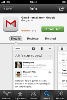 Press INSTALL APP.Log on to App Store if you're asked to do so.Wait a moment while the application is installed.
