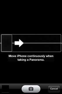 Move your phone slowly to the right in a straight line (the arrow needs to be on the horizontal line).