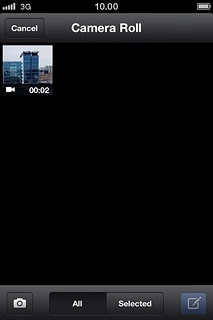 Press the required video clip.