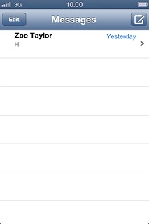 Press the new message icon.