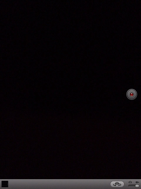 Press the record icon to start the video recorder.