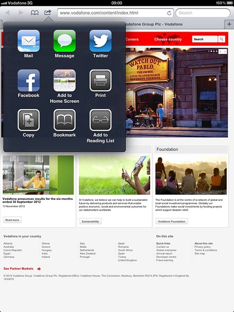 Press Add to Home Screen.Edit the name of the bookmark, if required.