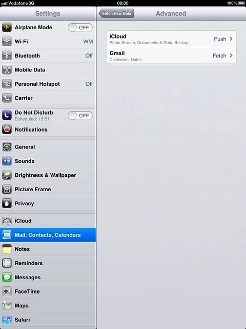 Press Fetch New Data.