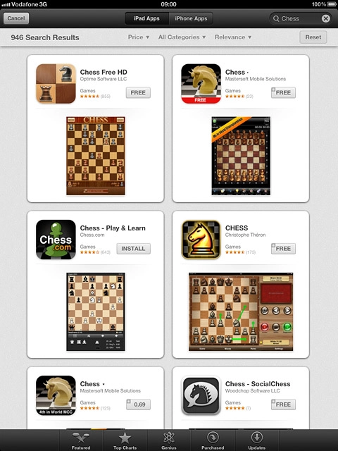 Press the required app.