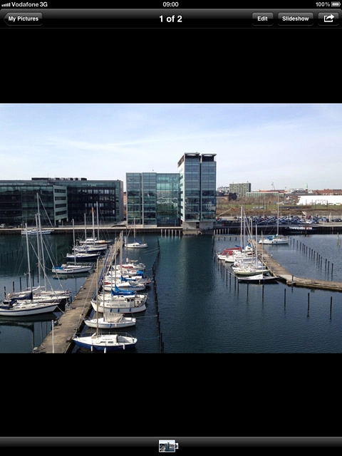 Press the share icon.