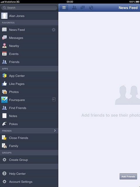 Press Events.Your events are displayed.
