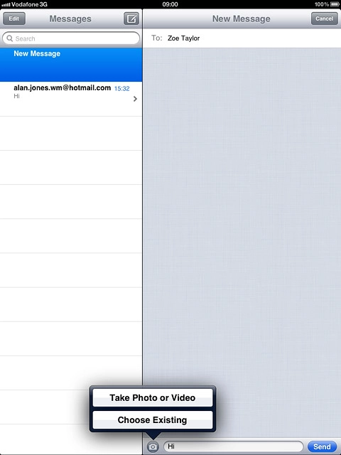 Press Choose Existing.Go to the required folder.