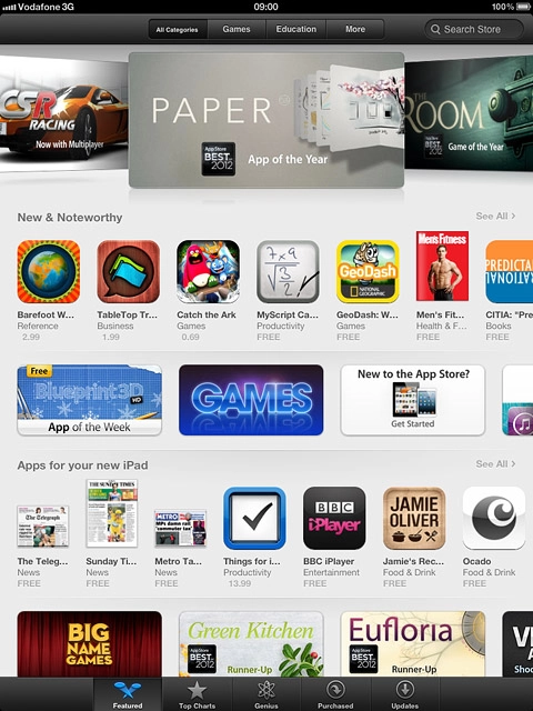 To search by app name:Press Search Store.
