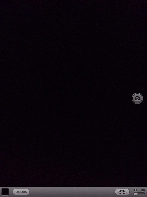 To change camera:Press the camera switch icon.Depending on the current setting the front or the back camera is turned on.