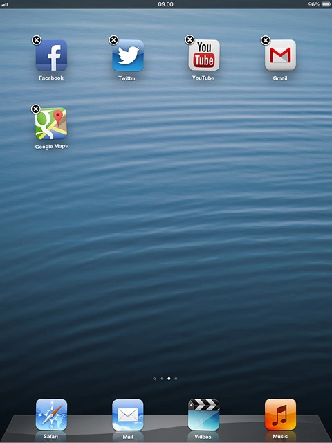 To move a menu item:Press and drag the required menu item to the required position.