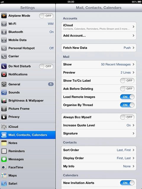 Press Add Account....
