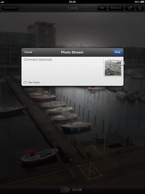 If required, key in text and press Post.