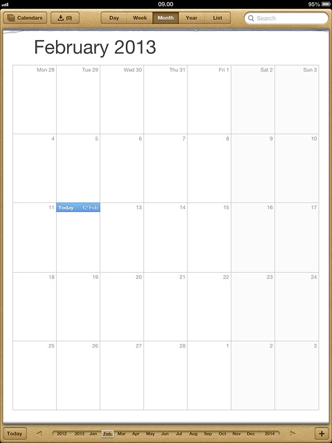 Go to the required date.Press the add appointment icon.