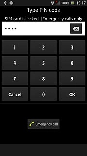 Key in your PIN and press OK.If your phone rejects the SIM:Contact your distributor or service provider where you bought your phone.