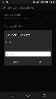 Key in your PIN and press OK.