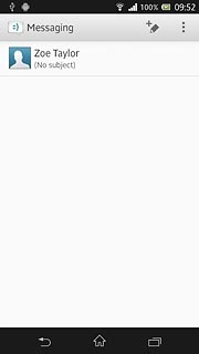 Press the required sender.