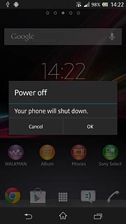 Press OK to confirm.