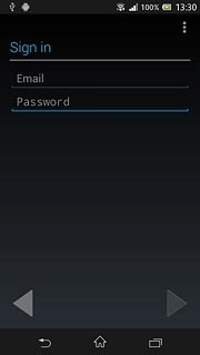 Press Password and key in the password for your Google account.
